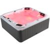 imageEmpava Luxury Outdoor Hot Tub 5 Person Whirlpool Outdoor Spa Tub Freestanding Bathtub 87IN 33 Jets Massage Rectangle Relaxing Home Garden Hot Tub Spa with LED Lights ampamp Cover Black