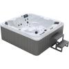 imageEmpava Luxury Outdoor Hot Tub 5 Person Whirlpool Outdoor Spa Tub Freestanding Bathtub 87IN 33 Jets Massage Rectangle Relaxing Home Garden Hot Tub Spa with LED Lights ampamp Cover Black