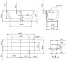 imageEmpava Modern 59 inch Acrylic Freestanding Bathtub Contemporary Soaking Tub with Overflow and Drain White BT511