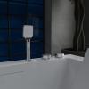 imageEmpava PRO Series Whirlpool Tub with Dedicated Milk Bath ampamp 65 Jets  Luxury Spa Acrylic Soaking Tub with Ozone Sanitization Chromatherapy ampamp Wireless Music System Removable Panel 71quot Bathtub WhiteJT801