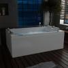 imageEmpava PRO Series Whirlpool Tub with Dedicated Milk Bath ampamp 65 Jets  Luxury Spa Acrylic Soaking Tub with Ozone Sanitization Chromatherapy ampamp Wireless Music System Removable Panel 71quot Bathtub WhiteJT801