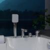 imageEmpava PRO Series Whirlpool Tub with Dedicated Milk Bath ampamp 65 Jets  Luxury Spa Acrylic Soaking Tub with Ozone Sanitization Chromatherapy ampamp Wireless Music System Removable Panel 71quot Bathtub WhiteJT802