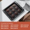 imageEmpava Single Gas Wall Oven with 5 Cooking Funcitons 24 inch Builtin Convection System NG only Mechanical Control Knobs Stainless SteelWH84