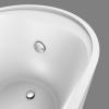 imageEmpava Walk In Tub Right DrainMassage Jets Bathtubwith builtin Heater2 Safety Handrail48 inch