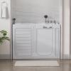 imageEmpava Walk In Tub for Seniors54quot x 30 Right Drain12 Air ampamp 13 Whirlpool Massage Jets Bathtubwith builtin Heater2 Safety Handrail1925quot Wide Right Outswing DoorSlipResistant FloorAcrylicWhite