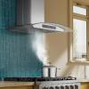 imageEmpava Wall Mount Range Hood 30 Inch DuctedDuctless Kitchen Exhaust Stove Vent with Modern Style 400CFM 3Speed Touch Control Timer LED Lights Stainless Steel CharcoalFilter Sold Separately30RH06N
