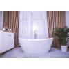 imageFreestanding Bathtub Acrylic Soaking SPA Modern Stand Alone Bathtubs in White 67 Inch