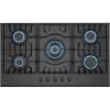 imageEmpava 30 in Gas Stove Cooktop 5 Italy Sabaf Sealed Burners NGLPG Convertible in Black Tempered Glass 30 Inch36 Inch