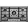 imageEmpava 36quot Recessed Gas Stove Cooktop with 5 Italy SABAF Sealed Burner NGLPG Convertible in Stainless Steel36GC23