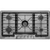 imageEmpava 36quot Recessed Gas Stove Cooktop with 5 Italy SABAF Sealed Burner NGLPG Convertible in Stainless SteelGC23