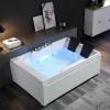 imageEmpava 72quot x 48quot Whirlpool Tub for Couple1125W Jetted Bathtub with Light Hydro MassageChromatherapyETL Certified110 GallonsLeft Drain72 Inch