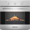 imageEmpava Electric Single Wall Oven with 6 Cooking Functions Mechanical Knobs Control in Stainless Steel 24 Inch