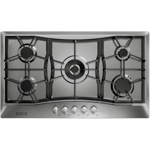 imageEmpava 12 in Gas Stove Cooktop 2 Italy Sabaf Sealed Burners NGLPG Convertible in Stainless Steel 12x21 Inch36in