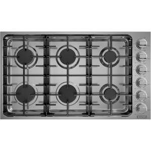 imageEmpava 12 in Gas Stove Cooktop 2 Italy Sabaf Sealed Burners NGLPG Convertible in Stainless Steel 12x21 InchGas 36