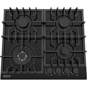 imageEmpava 24quot Gas Cooktop with 4 Italy Sabaf Sealed Burners NGLPG Convertible Tempered Glass in Black Model 2020 24 Inch24 Inch
