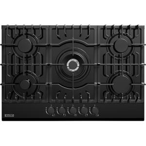 imageEmpava 30 in Gas Stove Cooktop 5 Italy Sabaf Sealed Burners NGLPG Convertible in Black Tempered Glass 30 Inch30 Inch