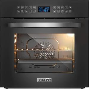 imageEmpava 36 Inch ProStyle Slidein Single Oven Gas Range with 6 Sealed Ultra HighLow BurnersHeavy Duty Continuous Grates in Stainless Steel24 Inch