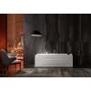 image67Inch Jetted Bathtub with Healing ChromotherapyJetted Tub with HeaterComforting Hydro Massage Tub with Waterfall Joy