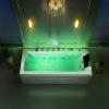 image67Inch Jetted Bathtub with Healing ChromotherapyJetted Tub with HeaterComforting Hydro Massage Tub with Waterfall Joy