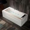 image67Inch Jetted Bathtub with Healing ChromotherapyJetted Tub with HeaterComforting Hydro Massage Tub with Waterfall Joy