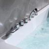 imageEmpava 2 Person Whirlpool Bathtub71 Whirlpool Tubs with 16 JetsJetted bathtubAcrylic SPA Bath Tub2 Person Hydro Massage Bathtub with Right Drain3Side ApronWhite71 Inch