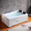 imageEmpava 2 Person Whirlpool Bathtub71 Whirlpool Tubs with 16 JetsJetted bathtubAcrylic SPA Bath Tub2 Person Hydro Massage Bathtub with Right Drain3Side ApronWhite71 Inch