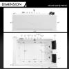 imageEmpava 2 Person Whirlpool Bathtub71 Whirlpool Tubs with 16 JetsJetted bathtubAcrylic SPA Bath Tub2 Person Hydro Massage Bathtub with Right Drain3Side ApronWhite71 Inch
