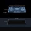 imageEmpava 30 in Gas Stove Cooktop 5 Italy Sabaf Sealed Burners NGLPG Convertible in Black Tempered Glass 30 Inch