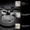 imageEmpava 30quot Gas Stove Cooktop LPGNG Convertible with 5 Italy SABAF Burners Tempered Glass in Black 30 inch30 inch