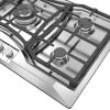 imageEmpava 30quot Gas Stove Cooktop LPGNG Convertible with 5 Italy SABAF Burners Tempered Glass in Black 30 inch36 inch