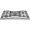 imageEmpava 30quot Gas Stove Cooktop LPGNG Convertible with 5 Italy SABAF Burners Tempered Glass in Black 30 inch36 inch