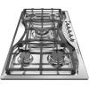 imageEmpava 30quot Gas Stove Cooktop LPGNG Convertible with 5 Italy SABAF Burners Tempered Glass in Black 30 inch36 inch