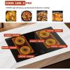 imageEmpava 36 Inch Electric Induction Cooktop 5 Burners Flat Glass Top Stove with Bridge Function Timer Pause Child Lock Booster Slider Level Control Shutdown Auto Pan Detection Black30 Inch
