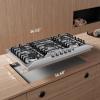 imageEmpava 36 in Gas Stove Cooktop 5 Italy Sabaf Sealed Burners NGLPG Convertible in Stainless Steel 36 Inch