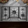 imageEmpava 36quot Stainless Steel 5 Italy Sabaf Burners Stove Top Gas Cooktop EMPV36GC88136 Inch