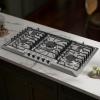 imageEmpava 36quot Stainless Steel 5 Italy Sabaf Burners Stove Top Gas Cooktop EMPV36GC88136 Inch