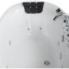 imageEmpava 59quot Freestanding Whirlpool Bathtub Oval with 7 Hydromassage Adjustable Water Jets Luxury Acrylic Massage SPA Soaking Bath Tub in White Single Ended
