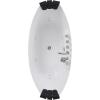 imageEmpava 59quot Freestanding Whirlpool Bathtub with Hydromassage Adjustable Water Jets Luxury Acrylic Massage SPA Soaking Bath Tub in White Double Ended59AIS11