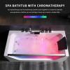 imageEmpava 67 Whirlpool BathtubJetted Tub with LightHydro Massage SPA with ChromatherapyAcrylic with 3Side ApronWhite
