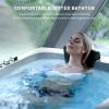 imageEmpava 67quot x 30quot Whirlpool Bathtub with Light750W Acrylic Jetted TubHydro massage with Chromatherapy11 Jets3Side Apron67 GallonsETL Certified67JT408