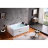 imageEmpava 71Inch Right Drain Rectangular Alcove Whirlpool Bathtub in White Model 2022
