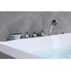 imageEmpava 71Inch Right Drain Rectangular Alcove Whirlpool Bathtub in White Model 2022
