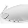 imageEmpava Acrylic Whirlpool Bathtub Hydromassage Soaking SPA Chromatherapy Jets Tub 59JT011