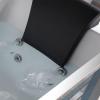 imageEmpava Acrylic Whirlpool Bathtub Hydromassage Soaking SPA Chromatherapy Jets Tub 59JT408