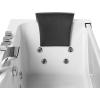 imageEmpava Acrylic Whirlpool Bathtub Hydromassage Soaking SPA Chromatherapy Jets Tub 59JT408