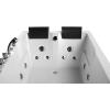 imageEmpava Acrylic Whirlpool Bathtub Hydromassage Soaking SPA Chromatherapy Jets Tub Model 2022  White