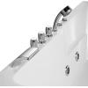 imageEmpava Acrylic Whirlpool Bathtub Hydromassage Soaking SPA Chromatherapy Jets Tub Model 2022  White