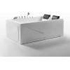 imageEmpava Acrylic Whirlpool Bathtub Hydromassage Soaking SPA Chromatherapy Jets Tub Model 2022  White