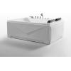 imageEmpava Acrylic Whirlpool Bathtub Hydromassage Soaking SPA Chromatherapy Jets Tub Model 2022  White