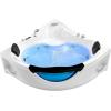 imageEmpava Corner Whirlpool Bathtub 2 Person Jetted Spa Tub with 10 Jets Heater Light Chromatherapy ampamp LED Control Panel59JT319